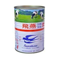 飛燕煉乳 加糖全脂煉乳, 1.3kg, 1罐