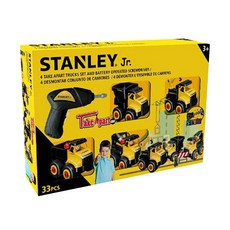 STANLEY Jr. 組裝工程車 S4-SY 3歲以上, 電動工具套組, 1組