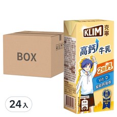 KLIM 克寧 高鈣成長牛乳, 198ml, 24入