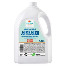 ZOOM 小蘇打洗衣精 一般/滾筒洗衣機兼用, 4.21L, 1瓶