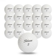 Titleist 中級高爾夫球, 白色, 20顆, 1組