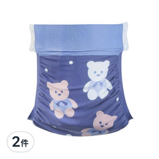 SIKAER 喜可褲 機能環保布尿布 印花系列 111 小熊, 2件