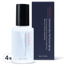 PUREDERM Homme除臭香水噴霧, 60ml, 4個