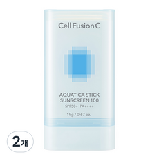 Cell Fusion C 溫和保濕防曬棒100 SPF50+ PA++++, 2支, 19g