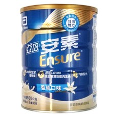 Abbott 亞培 Ensure 安素 優能基均勻營養升級配方 香草口味, 800g, 1罐