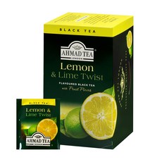 AHMAD TEA 檸檬萊姆紅茶茶包, 2g, 20包, 1盒
