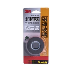 3M Scotch 超強力VHB雙面膠帶 磁磚玻璃 V1804, 1個