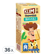 Nestle 雀巢 克寧 超級成長國小生牛奶, 198ml, 36入
