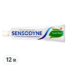 SENSODYNE 舒酸定 長效抗敏牙膏 清涼薄荷, 120g, 12條