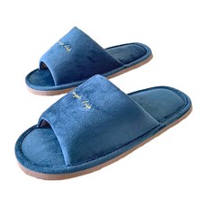 i Slippers 輕活系列 家居室內拖鞋 北歐舒絨, 深藍色, 1雙