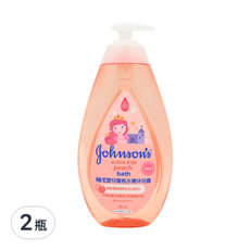 Johnson's 嬌生 嬰兒蜜桃水嫩沐浴露, 750ml, 2瓶