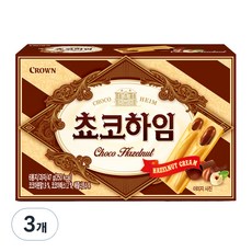 CROWN 皇冠 巧克力夾心威化酥, 47g, 3盒