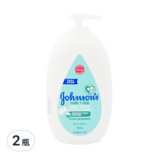 Johnson's 嬌生 嬰兒牛奶純米潤膚乳, 500ml, 2瓶