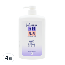 Johnson's 嬌生 PH5.5沐浴乳, 1L, 4瓶