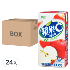 黑松 蘋果C 蘋果果汁飲料, 300ml, 24入