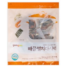 gomgom 海鮮鳀魚昆布高湯包, 320g, 1袋