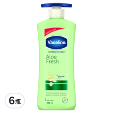 Vaseline 凡士林 蘆薈精華乳液, 400ml, 6瓶