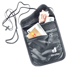 deuter SECURITY WALLET 隱藏式錢包 3950221 25g, 黑色