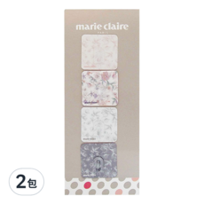 marie claire 美麗佳人 正方形小掛勾 5 x 5 x 1.5cm 17g 4個, 魅力花語, 2包