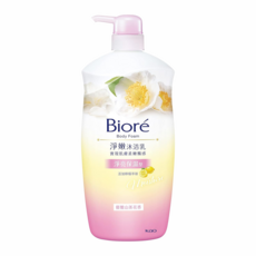 Biore 蜜妮 淨嫩沐浴乳 山茶花 淨亮保濕, 1kg, 1瓶