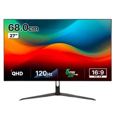 Jooyon QHD IPS 120Hz Type C 65W HDR 4 面窄邊框顯示器, Q27C65-120(完美), 68cm