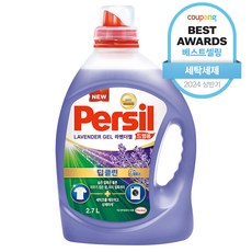 Persil 寶瀅 深層清潔薰衣草凝膠薰衣草棉香味滾筒液體洗滌劑, 1個, 2.7L