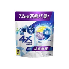 白蘭 4X極淨酵素抗病毒洗衣球 抗臭護纖 補充包, 30顆, 1包