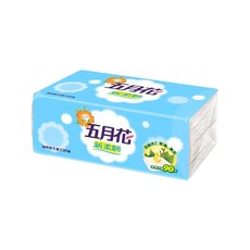 五月花 新柔韌衛生紙抽取式 箱裝, 72入, 130張