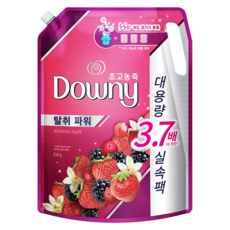 Downy 高濃縮織物柔軟劑補充包 莓果香草, 2.6L, 1包