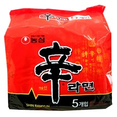 Nongshim 農心 辛拉麵 韓國境內版, 5包
