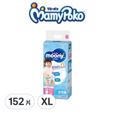 滿意寶寶日本版 頂級超薄拉拉褲/尿布 女童, XL, 152片