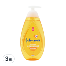Johnson's 嬌生 嬰兒溫和洗髮露 洋甘菊淡雅香氛, 500ml, 3瓶