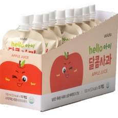 aolda 綜合果汁, 蘋果口味, 100ml, 10入
