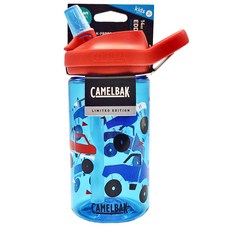 CAMELBAK eddy+兒童吸管運動水瓶RENEW, 越野車車, 400ml, 1個