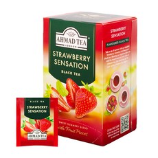 AHMAD TEA 草莓風味紅茶茶包, 2g, 20包, 1盒