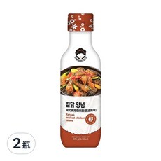 AJUMMA REPUBLIC 阿珠嬤 韓式萬用燉煮醬 醬油風味, 335g, 2瓶