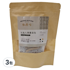 Sheng Wen 梁時 元氣人蔘雞湯包, 50g, 3包