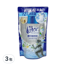 Lenor 蘭諾 衣物芳香抗菌豆 清爽海洋香, 430ml, 3包