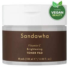 Sandawha 維生素C亮白爽膚棉, 130ml, 1個, 60入