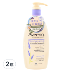 Aveeno 艾惟諾 薰衣草香氛舒緩沐浴露, 532ml, 2瓶