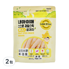 Naeiae 韓國嬰幼兒米棒, 香蕉, 30g, 2包