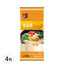 五木 雞蛋麵, 300g, 4包