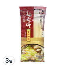 五木 麵大師 雲絲細麵, 300g, 3包