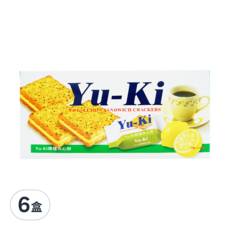 Yu-Ki 檸檬夾心餅, 150g, 6盒