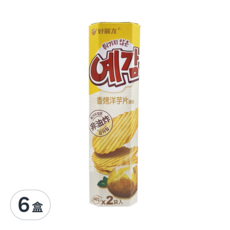 ORION 好麗友 預感香烤洋芋片 原味, 64g, 6盒