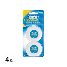 Oral-B 歐樂B 無蠟牙線, 50m, 2入, 4組