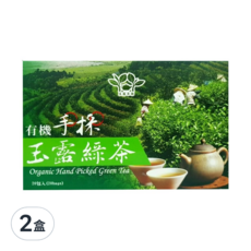 玉露茶園 有機手採玉露綠茶包, 3g, 20包, 2盒