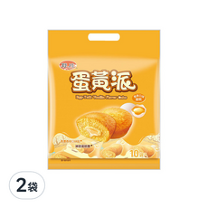 旺旺 野川蛋黃派 香草口味 10入, 190g, 2袋