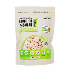 韓國 NAEIAE 幼兒圓玄米餅, 洋蔥, 40g, 1包