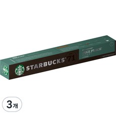 NESPRESSO 派克市場美式咖啡膠囊, 5.3g, 10顆, 3盒